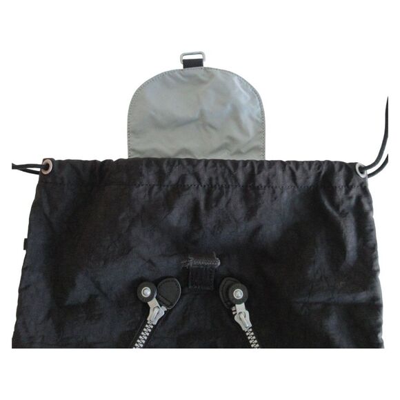 Kipling Heritage Drawstring Backpack in Black Nylon - Picture 6 of 13